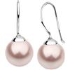 Nenalina perle da donna, con 10 mm rosa perline in argento Sterling 925, 842403-192