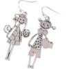 GOOTHDY Eleganti orecchini con ciondolo d ' amore Gioielli durevoli rispetto genere per feste, vacanze e abiti casual Orecchini con pendente a cuore