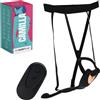 MySecretCase Vibratoreper Donna Telecomando Stimolatore Clitoride Femminile | Vibratore Indossabile con Cinghia 3 Modalità 7 Intensità Silicone IPX6 USB Vibratore Comando a Distanza Sexytoysys Coppia