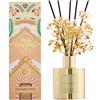 COCORRÍNA Diffusore Profumo Ambiente - 200ml Diffusore profumato di Eucalyptus Pine con 8 Bastoncini Diffusore di Olio Essenziale di Fragranza per la casa per la Decorazione della Mensola del Bagno