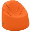 Ready Steady Bed Poltrona a Sacco per Bambini | Comodo Sedile BeanBag per Interni ed Esterni | Mobili per Bambini Resistenti all'acqua | Design Ergonomico Durevole Comodo (Arancia)