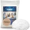 com-four® 100g/7000ml di Neve Artificiale per Decorare e Realizzare lavori | neve soffice - neve decorativa per Natale - neve ingannevolmente