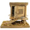 FADEDA Pollaio grande/altezza: 10 cm/dipinta a mano/personaggi fedeli ai dettagli, decorazione da tavolo di Natale accessori presepe