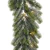 Kaemingk Ghirlanda natalizia 180 cm con luci 168 punte d. 30 cm led 5 mm a batterie