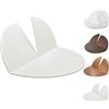 SMCMGECEUZ Prolunga Da Rotondo In Legno 120 130 140 150 160 180cm Piano Del Tavolo Rotondo Pieghevole Piano Mobile Senza Gambe Salvaspazio(White,150cm/59in)