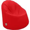 Ready Steady Bed Sedia a sacco per bambini | Comodo sedile BeanBag per interni ed esterni | Mobili per bambini resistenti all'acqua | Design ergonomico Durevole Comodo (Rosso)
