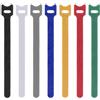 Lahviuu Fascette Riutilizzabili,70 Pezzi Fascette Cavi Fascetta Regolabile in Nylon Fermacavi Organizer Cable Management per Casa, Scrivania, Ufficio, Accessori