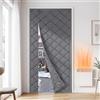 Sekey Tenda termica magnetica per porta, apertura laterale, 90 x 220 cm | Tenda di protezione termica per porte, impermeabile, antivento, a risparmio energetico, tenda termica per porta del balcone