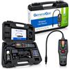 TANIASHOP Cercafughe Elettronico Kryon a Diodo Riscaldato per Gas Refrigeranti R134a R410A R407C R1234yf R32 R404A R507 R448A R449A R452A, Azoidro 5% H2, Sensibilità 3 g/anno, 7 LED, Valigetta