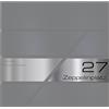 Metzler Targhetta in Acciaio Inox V2A con Incisione - Ricambio per Cassetta Postale Modello Z - Retro Autoadesiva - Personalizzabile