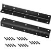 MindWissUp 2 Pezzi Staffe Angolari, 200x25x25mm Squadre Angolari in Acciaio Inossidabile, Squadre a L a 90 Gradi, Supporto Angolare per Mobili in Legno, Recinzioni Fissaggio con Viti per Interni ed Esterni