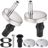 BOBOPACK Cerniere Copriwater BOBOPACK 2 Pezzi Viti per Sedile del Water, Copriwater Universali, Sedile WC Set di Fissaggio Viti Fissaggio WC, Riparazione Sedile WC Accessori, per Sedile Del Water Riparazione