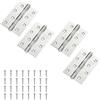 APKOL 4 PCS Cerniere per Legno Pesanti Acciaio Inox, Cerniere Inox | in Acciaio Inossidabile 100x71x2 mm per Porte Interne, Ante Cucina e Mobili