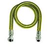 Generico Tubo flessibile gas 1500MM e 2000MM 1/2 MF inox a norma EN 14800 per piano cottura/cucina (2000mm)