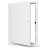 DEMLOU Sportello di Ispezione 20 x 20 cm, ABS Bianco a Pressione. | Formato quadrato versatile - Per ispezione di valvole, contatori, cavi e piccoli impianti.