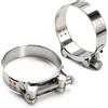 YYIGVMO 2 Pezzi 80-85 mm Fascetta per Bullone Snodato in Acciaio Inox 304, Fascette Stringitubo T Bolt, per Accessori Tubi Scarico