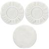Dargkwn 3 coperture per lucidatura in pelliccia di agnello, punta per lucidatrice a batteria Einhell CE-CB 18/254 Li, CC-PO 90, per lucidatrici da 220 mm a 250 mm
