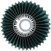 MAGICLULU Paralume per Lampada da Tavolo in Stoffa Verde E27 | Diffusione Decorativa della Luce, Anello di Fissaggio Superiore e Preinstallato, per Soggiorno e Camera Stile Casuale