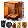 Creality Falcon A1C 5W Incisore Laser con Fotocamera AI | Struttura Chiusa, Riconoscimento Materiali, 15.000 mm/min, Taglio Laser per Legno, Pelle e Acrilico, Area 150 x 150 x 148 mm