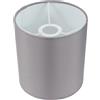 EXHUMKY Moderno paralume in tessuto grigio per lampada da tavolo lampada a stelo lampadario morbida diffusione della luce facile da montare Elegante paralume per soggiorno camera da letto