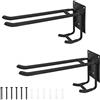 Topfinder Ganci da Garage, Ganci per Sedie Pieghevoli Porta Bici Muro, 2 | Organizzatore per Capannoni Officina Attrezzi da Giardino, Doppio Supporto Appendiabiti da Parete, Appendi Scope Stoccaggio