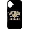 Desert Merch Liverpool England Shop Custodia per iPhone 16 Plus Stampa regale del Liverpool England con ali di fegato