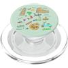 Bahaa's Tee Io amo Italia, Godetevi Cool Italia Illustrazione Disegno Schizzo PopSockets PopGrip per MagSafe