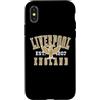 Desert Merch Liverpool England Shop Custodia per iPhone X/XS Stampa regale del Liverpool England con ali di fegato