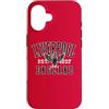 Desert Merch Liverpool England Shop Custodia per iPhone 16 Liverpool England - Ali di fegato, colore: nero/bianco invecchiato