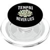 Riichi Mahjong Tabletop Gaming Apparel Riichi Mahjong Tenpai Never Lies Tabletop Gamer PopSockets PopGrip per MagSafe