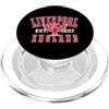 Desert Merch Liverpool England Shop Liverpool England - Ali di fegato con stampa rossa e bianca PopSockets PopGrip per MagSafe