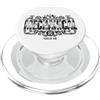 JB's Pop Culture Shop Tubazioni meccaniche e ingranaggi Black Print PopSockets PopGrip per MagSafe