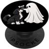 4GhostLovers Divertente fantasma Portoghese Water Dog Boop Amante di Halloween PopSockets PopGrip Adesivo