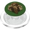 Funny Hunting Dog Vintage Camo Caccia Con Cane PopSockets PopGrip per MagSafe