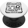 JB's Pop Culture Shop Stampa meccanica We Keep The Power On Black PopSockets PopGrip Adesivo