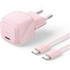 Belkin BoostCharge Caricatore USBC 30W con GaN + Cavo USB-C Intrecciato 2 m | Ricarica GaN Rapida e Compatta, USBC PD, Caricatore USB per iPhone, MacBook Neo, iPad, Samsung Galaxy, Google Pixel, AirPods