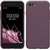 kwmobile Custodia Compatibile con Apple iPhone SE (2020/2022) / 8/7 Cover - Back Case per Smartphone in Silicone TPU - Protezione Gommata - Iris pallido