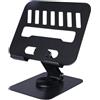 Pearl Supporto pieghevole per tablet e smartphone, regolabile su 2 assi, rotazione 360°
