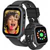 YEDASAH Smartwatch Bambini 4G con Videochiamata e GPS, SOS, Impermeabile, Messaggi Vocali, Modalità Scuola, Controllo Genitori, Sveglia, Foto, Calcolatrice, Calendario - Regalo per Bambini 4-15 Anni