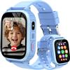 YEDASAH Smartwatch Bambini 4G con Videochiamata e GPS, SOS, Impermeabile, Messaggi Vocali, Modalità Scuola, Controllo Genitori, Sveglia, Foto, Calcolatrice, Calendario - Regalo per Bambini 4-15 Anni