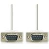 NEDIS Cavo seriale - Connettore D-SUB 9 pin - Connettore D-SUB 9 pin - Nichelato - 2.00 m - Rotondo - PVC - Avorio - Etichetta