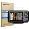 INNOSURE [Confezione da 2] Pellicola protettiva in vetro temperato per Humminbird Helix 5 Echolot G1/G2/G3/G4 5 pollici, accessori touch screen 5 pollici, 9H, antigraffio (HD trasparente)