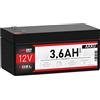LANGZEIT Batterien LANGZEIT batteria al piombo 12V 3,6Ah GEL UPS ricaricabili sostituito 3,4Ah