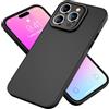 NALIA Custodia Silicone per iPhone 16 Pro - Opaca & Grip - Cover, Nero | Protezione Fotocamera Smart, Finitura Opaca Impeccabile, Presa Vellutata, Compatibilità & Check, ASTRON