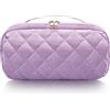 TiMOVO Borsa Puffy Compatibile con Nintendo Switch 2, Viola Chiaro | Astuccio Portatile, Contiene 12 Schede di Gioco, Borsa da Viaggio, 2 Tasche a Rete per Accessori Switch 2