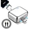 Generic Adattatore di ricarica intelligente con arresto automatico con cavo USB-C, cavo di ricarica veloce con taglio automatico Protezione di disconnessione completa Batteria carica Separatore di