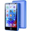 AGXOV Lettore MP3 con Bluetooth e WiFi, Lettore MP4 con Touchscreen da 4″ | Lettore musicale touch screen da 4 pollici con audio HiFi 1080P, espansione TF fino a 1 TB per musica e video