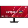 ViewSonic VA3420C-2 Monitor da 34 Pollici Curvo, UWQHD, 95W USB-C, 120 Hz, 1ms MPRT, 1900R, VA, KVM, PIP, PBP, 21:9, Altezza e Angolazione Regolabili, 2 x HDMI, DP, Flicker Free, 2 Altoparlanti
