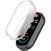 Tyogeephy Silicone Cover Compatibile con Xiaomi Mi Band 9/band 8 Cover, Sottile Custodia TPU avec Pellicola Protettiva Copertura Complessiva, Anti-Graffio Protezione Case
