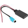 Rengue Adattatore Bluetooth AUX IN, Cavo Audio Wireless Plug and Play, per Ingresso Audio Auto e Riproduzione Musicale